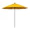 California Umbrella 9' Black Aluminum Market Patio Umbrella, Sunbrella Sunflower Yellow 194061335369 - alternate 1